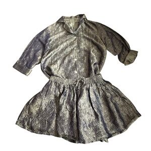 Women's Michelle Garcia Handmade Italian Designer Two Piece Skirt Set